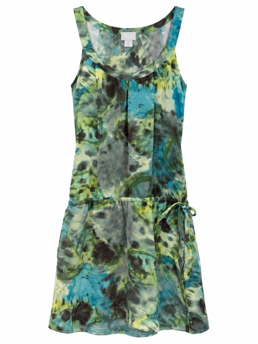 Women's Joe Fresh 100% Silk Abstract Watercolour Dress Size S